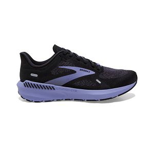 Brooks Launch GTS 9 Womens Road Running Shoes Black/Purple | USA-XBF268475